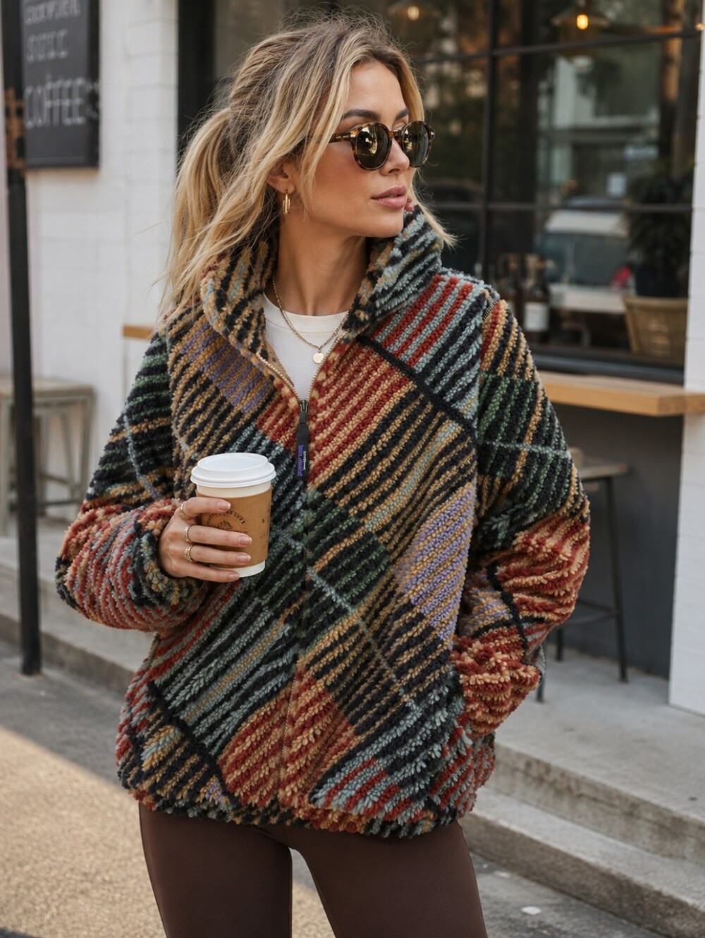 Patagonia Lunar Dusk Hooded Fleece Jacket